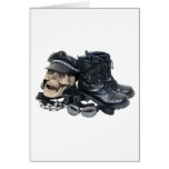 BikerLeather033109 Greeting Cards