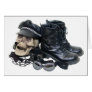 BikerLeather033109 Greeting Card