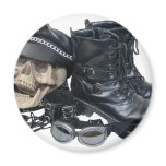 BikerLeather033109 Refrigerator Magnets
