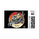 Bikers are Animals© - Prowla Postage Stamps