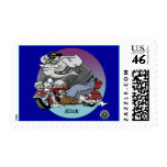 Bikers are Animals © - Slick Postage Stamp