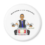 Bikers for Obama Fridge Magnets