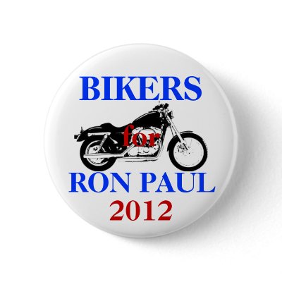 Bikers for Ron Paul button by hueylong