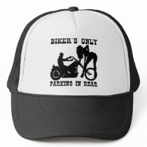Biker's Only Parking In Rear Mesh Hat
