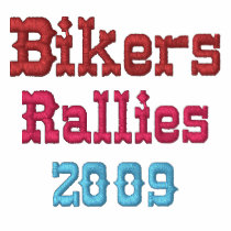 Bikers Rallies Embroidered Shirt embroidered shirts