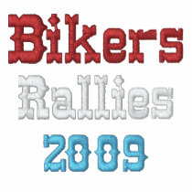 Bikers Rallies Embroidered Shirt embroidered shirts