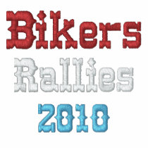 Bikers Rallies Embroidered Shirt embroidered shirts