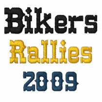 Bikers Rallies Embroidered Shirt embroidered shirts