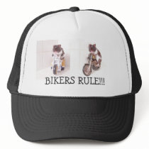 BIKERS RULE!!! hats by KatAnnette BIKERS RULE!!! hats