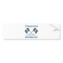 Bikes Babes Beer blu Bumper Stickers