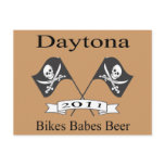 Bikes Babes Beer Post Card