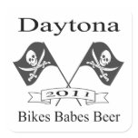 Bikes Babes Beer Stickers