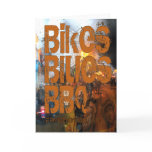 Bikes, Blues, BBQ greetings Cards