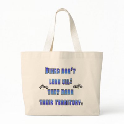 Bikes don't leak canvas bags by nhmystix