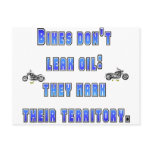 Bikes don't leak postcard