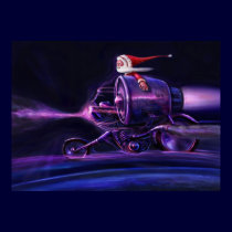 Bikey Santa posters