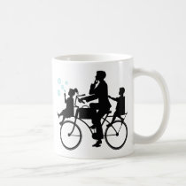 Biking Dad mug mugs