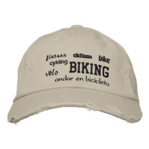 Biking - Embroidered Hat