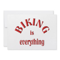 Biking is Everything Invite