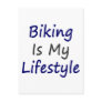 Biking Is My Lifestyle Postcards