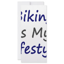Biking Is My Lifestyle Customized Rack Card