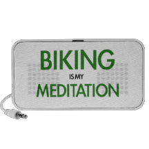 Biking is my Meditation Travelling Speakers