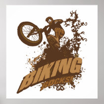 Biking Rocks! Posters