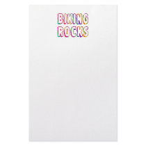 Biking Rocks Stationery