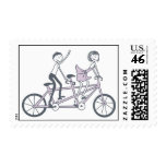 Biking Stamp by TearDrop Weddings