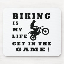 BikingIs mi vida Tapetes De Ratones