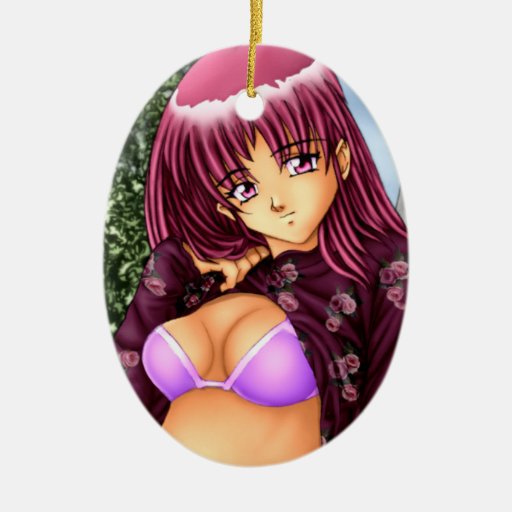 bikini anime girl christmas tree ornaments zazzle bikini anime girl christmas tree ornaments zazzle