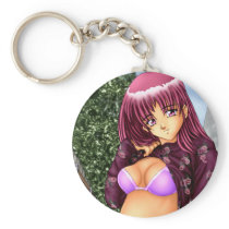 Bikini Anime Girl Keychains