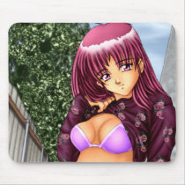 Bikini Anime Girl Mousepad