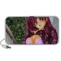 Bikini Anime Girl Notebook Speakers