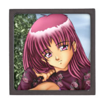 Bikini Anime Girl Premium Trinket Box