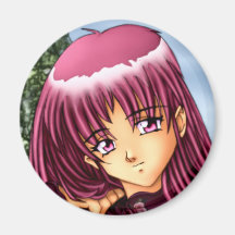 Bikini Anime Girl Refrigerator Magnet