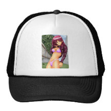 Bikini Anime Girl Trucker Hat