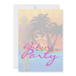 Bikini Beach Bachelorette Party Personalized Invite