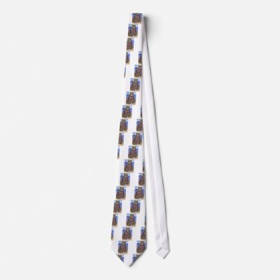 Bikini Bear at the Beach Neck Ties by Flags1