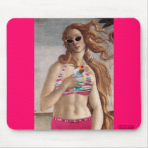 Bikini Birth of Venus mousepads