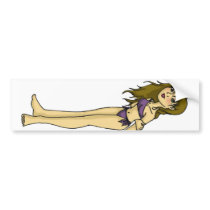 Bikini bumper stickers