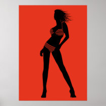 bikini girl 6 poster
