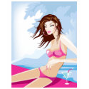 Bikini girl vest t-shirts by Natasha_R_Graham Bikini girl vest t-shirts
