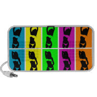 Bikini Girls Portable Speakers doodle