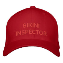 BIKINI INSPECTOR embroidered hats