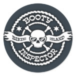 Bikini Island Booty Inspector Stickers