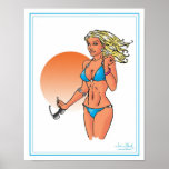 Bikini Sun Poster
