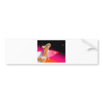 Bikini_Surfboard Bumper Sticker