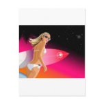 Bikini_Surfboard Postcards