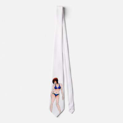 Bikkini Girl Full Neckties by caffineskate